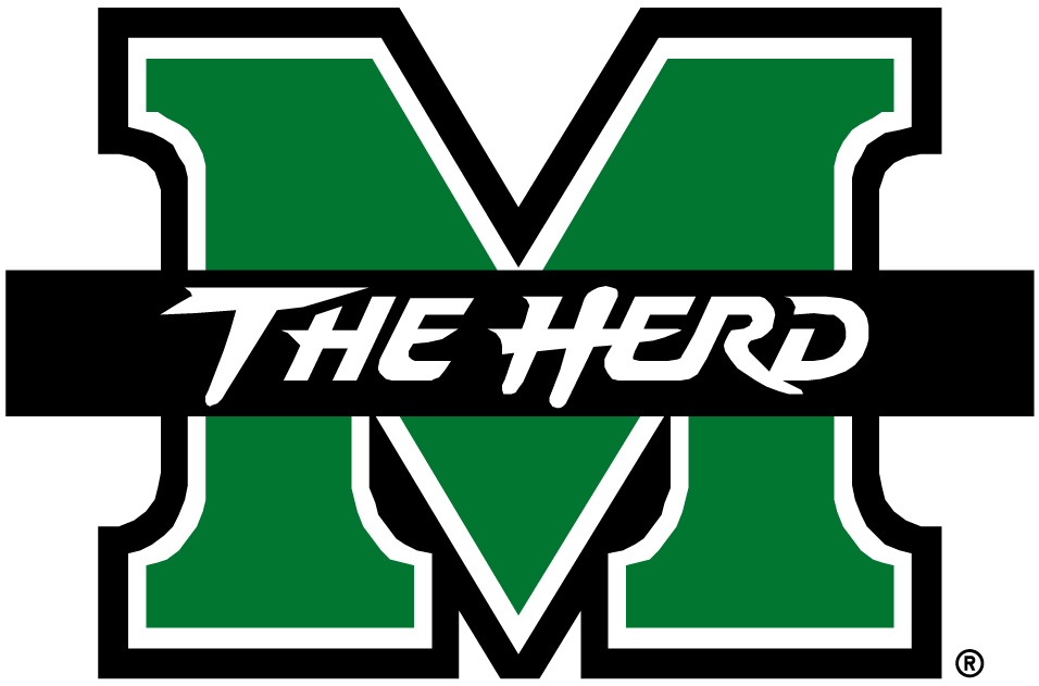 Marshall Thundering Herd 2001-Pres Alternate Logo v8 diy DTF decal sticker